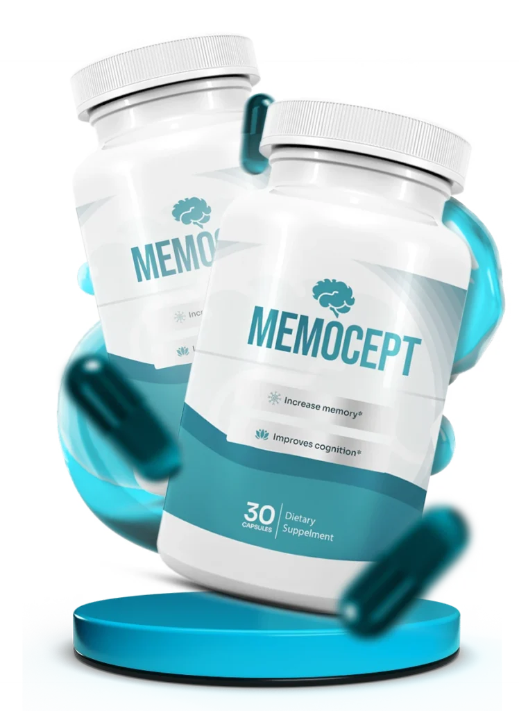 Memocept Premium Brain Support Supplement Bottle – Official Product